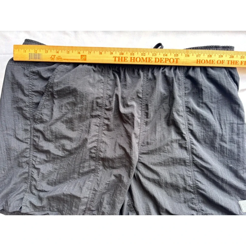 Speedo Swim Trunk Mens XL Black Nylon Logo Mesh Lined Drawstring Swim Wear Beach - Picture 8 of 8